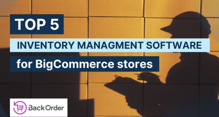 Top 5 inventory managing software for BigCommerce stores